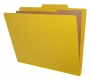 Type III Pressboard Classification Folders, Top-Tab, Letter Size, 2” Expansion, 2 Divider (Box of 10)